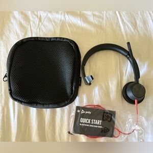 Poly Black On-Ear Headphones